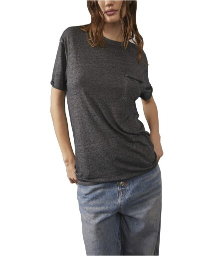 【送料無料】 フリーピープル レディース シャツ トップス Vella Tee Black 【送料無料】 フリーピープル レディース シャツ トップス Vella Tee Black