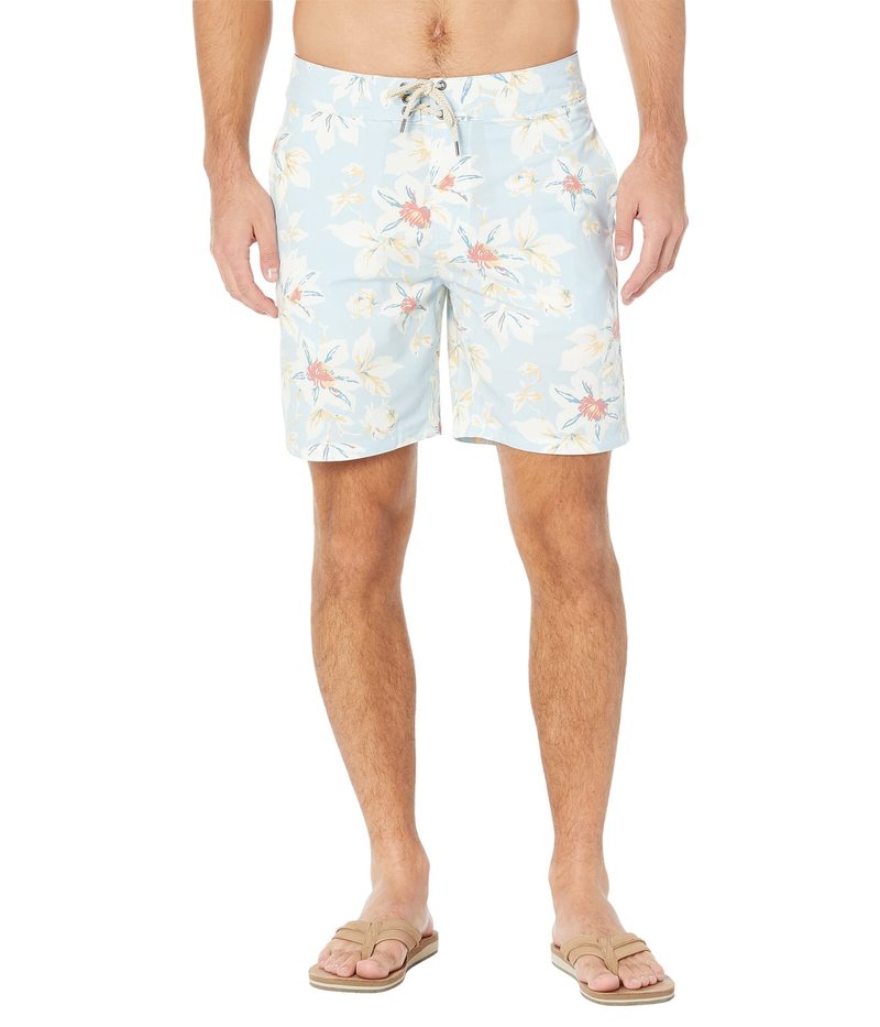 【送料無料】 ファレティ メンズ ハーフパンツ・ショーツ 水着 Classic Boardshorts 7" Blue Sky Floral