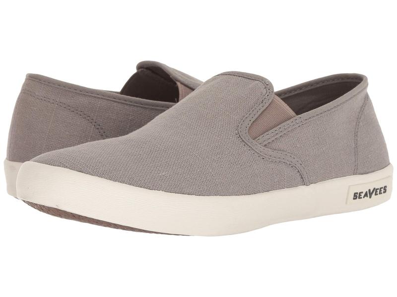 【送料無料】 シービーズ メンズ スニーカー シューズ Baja Slip On Classic Tin Grey Vintage Wash Linen