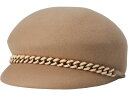 【送料無料】 バッジェリーミシュカ レディース 帽子 アクセサリー Newboy Cap w/ Chain Camel