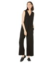 【送料無料】 エイリーンフィッシャー レディース ジャンプスーツ トップス V-Neck Ankle Jumpsuit Black