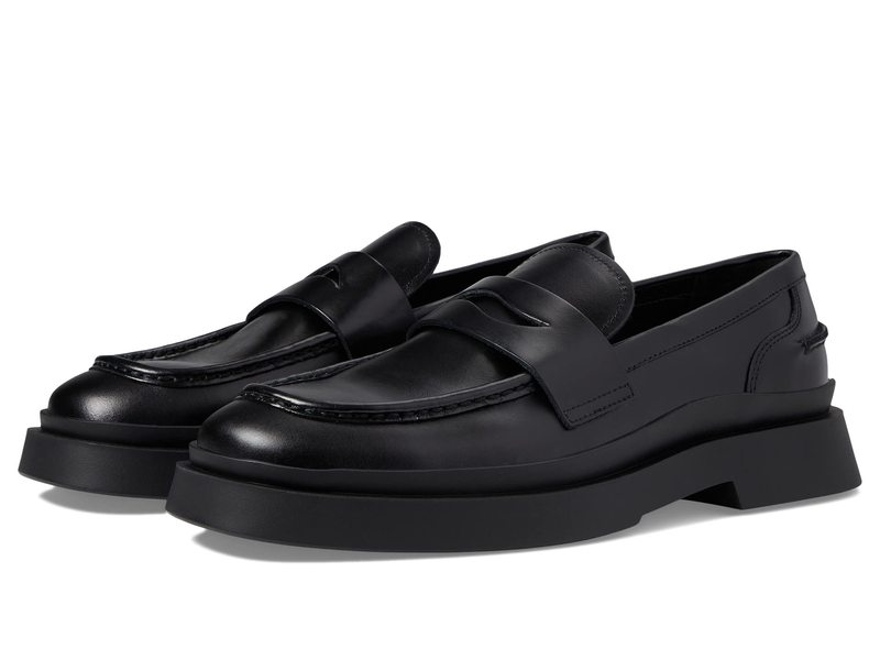 【送料無料】 ヴァガボンド メンズ スリッポン・ローファー シューズ Mike Leather Loafer Black