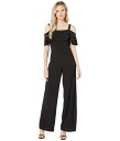 【送料無料】 アドリアナ パペル レディース ジャンプスーツ トップス Banded Off Shoulder Jumpsuit Black