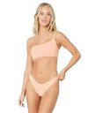 【送料無料】 エルスペース レディース トップのみ 水着 Two-Tone Rib Axel Top Tangy/Bougainvillea