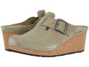 【送料無料】 ビルケンシュトック レディース ヒール シューズ Fanny by Papillio Taupe Suede