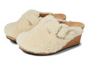 【送料無料】 ビルケンシュトック レディース ヒール シューズ Fanny Teddy Eggshell Shearling