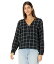 ̵ ᥤɥ ǥ  ȥåץ Lightspun Evert Top in Windowpane True Black