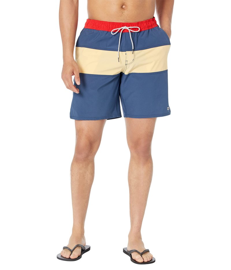 【送料無料】 ソルティークルー メンズ ハーフパンツ・ショーツ 水着 Beacons 18" Elastic Boardshorts Denim