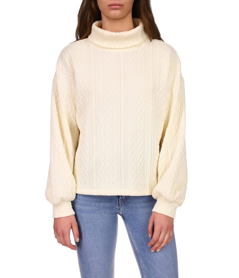 ̵ 󥯥奢꡼ ǥ ˥åȡ  Textured Cowl Neck Popover Top But...