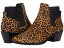 【送料無料】 コールハーン レディース ブーツ・レインブーツ シューズ Gia Bootie (45 mm) Printed Ocelot Haircalf/Black Gore/Black Stack