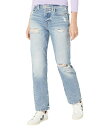 【送料無料】 ラッキーブランド レディース デニムパンツ ボトムス High-Rise 90s Loose in Red Carpet Destructed R...
