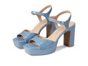 【送料無料】 チャイニーズランドリー レディース ヒール シューズ Teemara Blue Croco