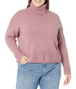 yz ChEF fB[X jbgEZ[^[ AE^[ Plus Corsica Stitch Mix Turtleneck Heather Mauve