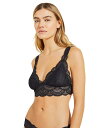 【送料無料】 エバージェイ レディース ブラジャー アンダーウェア Mariana Lace Bralette Black