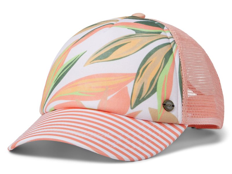  ロキシー レディース 帽子 アクセサリー Beautiful Morning Trucker Hat Bright White Subtly Salty Multi