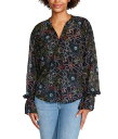 【送料無料】 スティーブ マデン レディース シャツ ブラウス トップス Camella Blouse Black Multi