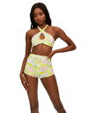 【送料無料】 ビーチライオット レディース トップのみ 水着 Brandy Top Psychedelic Sunshine