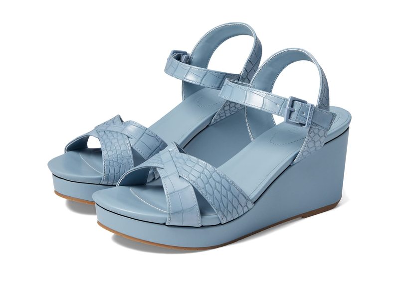 【送料無料】 ケネスコール レディース ヒール シューズ Clarissa Cornflower Blue Croc