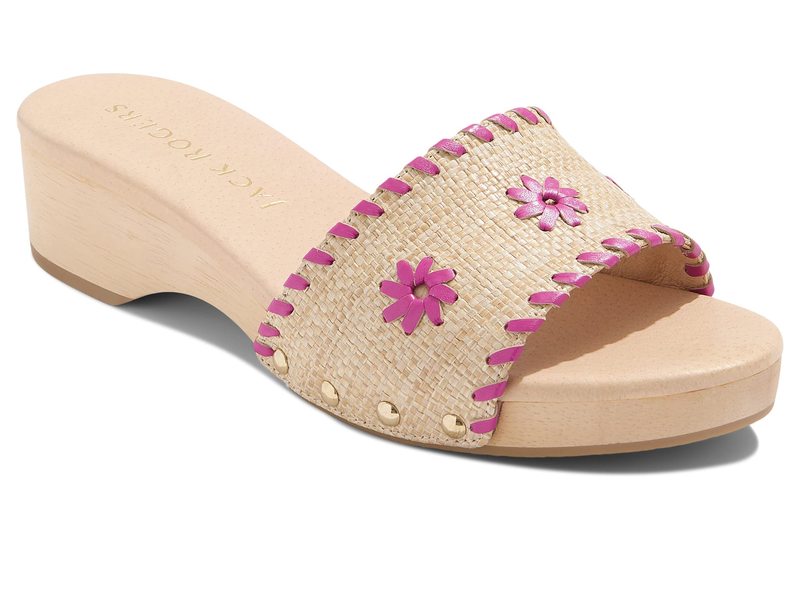 ̵ å㡼 ǥ ҡ 塼 Breakers Clog Sandal Rattan/Fuchsia