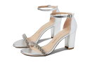 【送料無料】 スチュアート ワイツマン レディース ヒール シューズ Nearlynude Highshine Sandal Silver