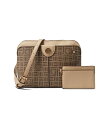 【送料無料】 アンクライン レディース ハンドバッグ バッグ On The Go Tile Lion Logo Crossbody Cream Brown/Oat Milk