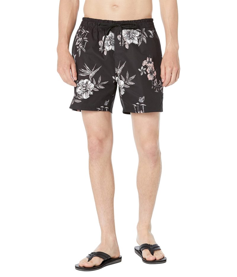 【送料無料】 バンズ メンズ ハーフパンツ・ショーツ 水着 Capital 17" Volley Black/Essential Floral
