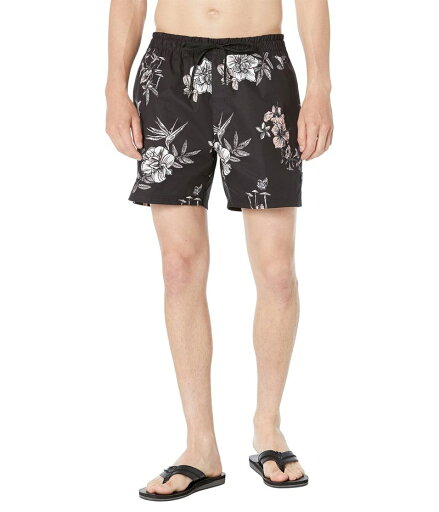 【送料無料】 バンズ メンズ ハーフパンツ・ショーツ 水着 Capital 17" Volley Black/Essential Floral 【送料無料】 バンズ メンズ ハーフパンツ・ショーツ 水着 Capital 17" Volley Black/Essential Floral