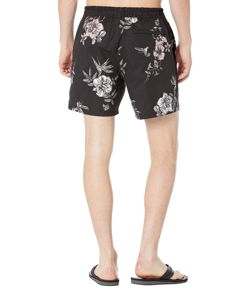 【送料無料】 バンズ メンズ ハーフパンツ・ショーツ 水着 Capital 17" Volley Black/Essential Floral