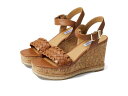 【送料無料】 スティーブ マデン レディース ヒール シューズ Darling Wedge Sandal Cognac