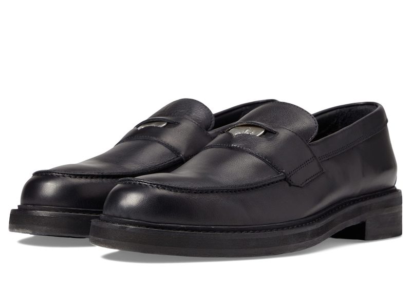 【送料無料】 ジョンバルベイトス メンズ スリッポン・ローファー シューズ Harrison Guitar Pick Loafer Black