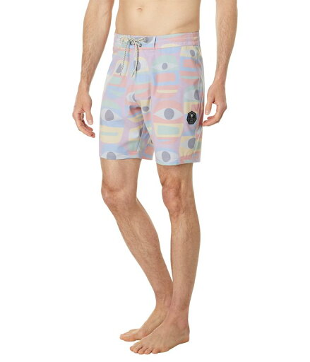 【送料無料】 ヴィスラ メンズ ハーフパンツ・ショーツ 水着 Minds Eye 17.5" Boardshorts Dusty Rose 【送料無料】 ヴィスラ メンズ ハーフパンツ・ショーツ 水着 Minds Eye 17.5" Boardshorts Dusty Rose