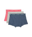     Jo NC A [EFA Y {NT[pc A [EFA Cotton Classics Multipack Trunks Cerise Lipstick Grey Heather Blue Edge