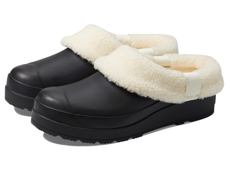 【送料無料】 ハンター レディース サンダル シューズ Play Sherpa Insulated Clog Black