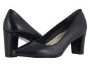 【送料無料】 ウォーキング クレイドル レディース ヒール シューズ Samantha Black Snakeskin Leather(4)
