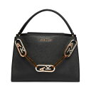 yz ANC fB[X nhobO obO Convertible Top-Handle Satchel with Mixed Links Black