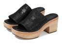 【送料無料】 フライ レディース ヒール シューズ Hazel Woven Slide Black