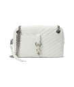 【送料無料】 レベッカミンコフ レディース ハンドバッグ バッグ Edie Zip Shoulder Optic White
