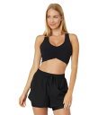 【送料無料】 スピリッツフィフティファイブ レディース ブラジャー アンダーウェア Airweight Bra with Ruching Black