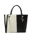 【送料無料】 アンクライン レディース ハンドバッグ バッグ Mini Convertible Tote Black/Cream(4)