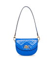 yz ANC fB[X nhobO obO Mini Convertible Quilted Shoulder Bag with Turnlock Galactic Cobalt