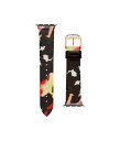 【送料無料】 テッドベーカー レディース 腕時計 アクセサリー Floral Print Leather smartwatch band compatible with Apple watch strap 38mm, 40mm Multi Floral Print