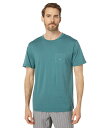 yz Y Y Vc gbvX Embroidered Pocket Short Sleeve T-Shirt Teal