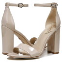 【送料無料】 サムエデルマン レディース ヒール シューズ Yaro Ankle Strap Sandal Heel Chai Latte Patent