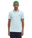 【送料無料】 フレッドペリー メンズ シャツ トップス Twin Tipped Fred Perry Shirt Light Ice