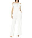 【送料無料】 エスケープ レディース ジャンプスーツ トップス Long Jumpsuit Scuba Crepe Feather White