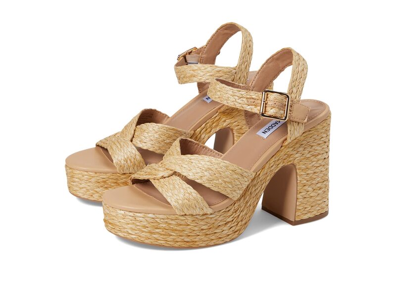 【送料無料】 スティーブ マデン レディース ヒール シューズ Carisma Sandal Natural