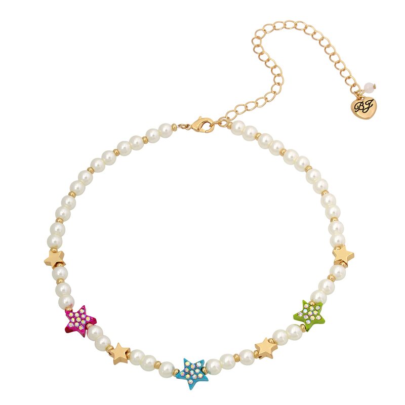 【送料無料】 ベッツィジョンソン レディース ネックレス・チョーカー・ペンダントトップ アクセサリー Star Pearl Collar Necklace Multi