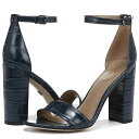 【送料無料】 サムエデルマン レディース ヒール シューズ Yaro Ankle Strap Sandal Heel Navy 1