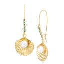 【送料無料】 ベッツィジョンソン レディース ピアス・イヤリング アクセサリー Shell Dangle Earrings Blue