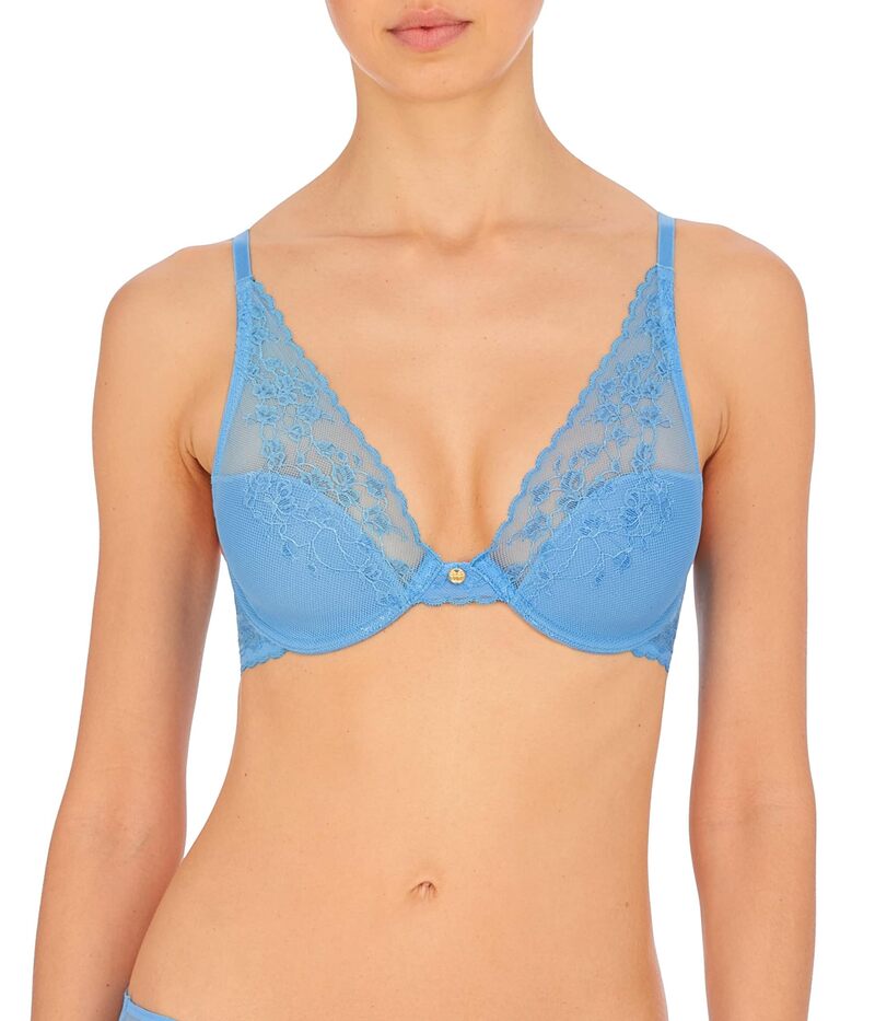 【送料無料】 ナトリ レディース ブラジャー アンダーウェア Cherry Blossom Convertible Contour Underwire Bra Retro Blue